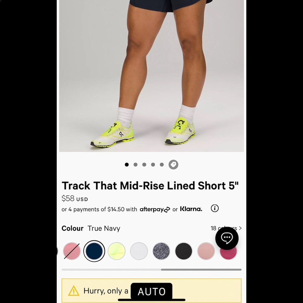 EEUC Lululemon Track That 5" inseam navy running shorts
